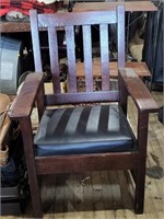Wooden Chair w/ Seat Pad
