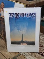 1983 March for the Dream Framed Art