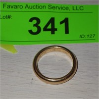 VINTAGE 14K GOLD  RING ENGRAVED  APR 20 1917, 5g