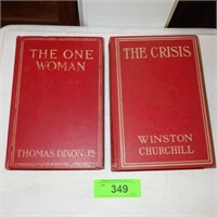 2 VINTAGE BOOKS (1903 THOMAS DIXON & 1905 WINSTON>