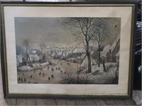 Winter Landscape by Peiter Bruegel the Elder Art