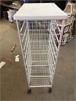 Rolling cart with drawers