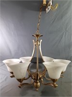 Beautiful Ceiling Light Fixture Brass Style with