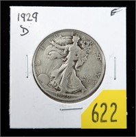 1929-D Walking Liberty half dollar