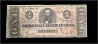 1864 $1 Confederate States