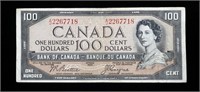 $100 Canadian note, series of 1954