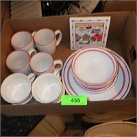 CORELLE PLATES, CUPS & BOWLS, CERAMIC MUGS, TRIVIT