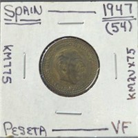 1947 Spanish coin