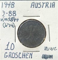 1948 Austrian coin