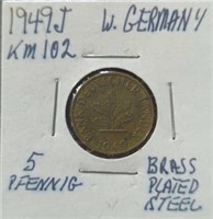 1949 West Germany coin