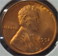 Uncirculated 1952 d. Lincoln wheat Penny