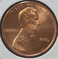 Uncirculated 2005 Lincoln penny