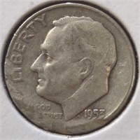 Silver 1953D Roosevelt dime