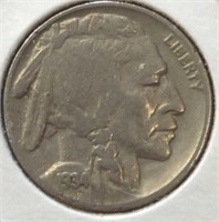 1934 Buffalo nickel