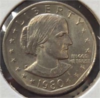 1980p Susan b. Anthony dollar