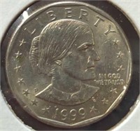 1999 P. Susan b. Anthony dollar