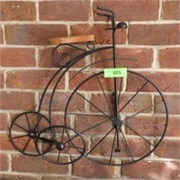 METAL TRICYCLE WALL ART 21 x 20