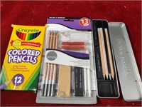 Colored Pencils & Sketching Set