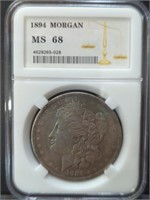 1894 Morgan Dollar MS68 token