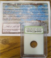 Campo del Cieio meteorite with COA