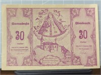 1920 German bank note