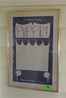 VINTAGE PIPPEN BROADWAY MUSICAL POSTER- FRAMED>>>