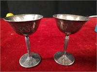 Crescent Silver Mfg. Goblets (2)