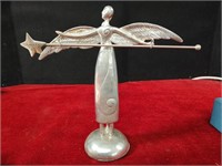 12" Tall Pewter Angel - Very Heavy