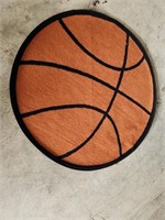 Basketball Throw Rug 4'