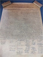 Constitution of the United States - 14" x 20" -
