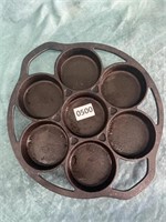 Vintage Lodge Cast Iron Cornbread Biscuit Pan
