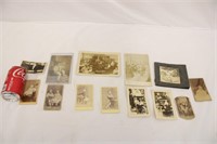 Antique Photographs Including Small Photo Album