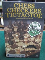 Chess, Checkers, & Tic-Tac-Toe- Complete