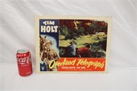 1951 Overland Telegraph Tim Holt Lobby Card