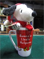 Santa's Little Helpers Snoopy Mug