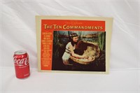 1956 The Ten Commandments Movie Lobby Card