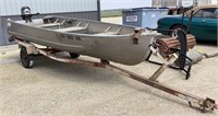 Arkansas Traveler V Bottom boat w/ Mercury motor