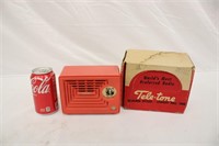 NOS Vintage Tele-Tone Radio ~ READ