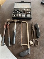 Miscellaneous bolt cutters, hammer saw clippers