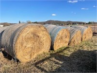 (8) 5x6 Grass Round Bales - Offsite