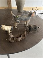 Decorative dog figurines