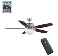 Indoor Ceiling Fan with Light Kit & Remote Control