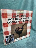 Cast Iron Potbelly Patio Cooker / Heater - Sealed