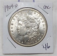 1904-O Silver Dollar Unc.