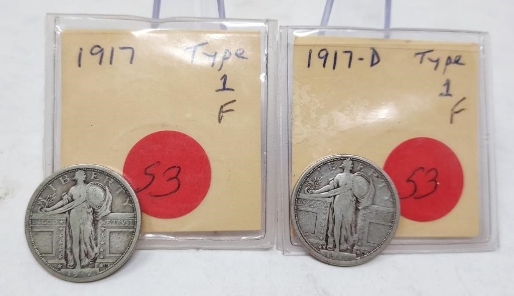 1917-P,D T.1 Quarters F