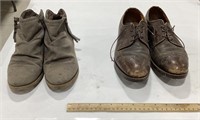 Report & Cats Paw shoes, unknown size