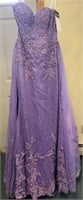 Purple Prom Vienna Dress #8121  Sz 6