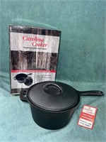Carolina Cooker Cast Iron 1.5 QT Sauce Pan w/ Lid