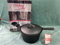 Carolina Cooker Cast Iron 1.5 QT Sauce Pan w/ Lid