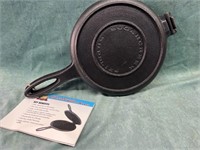 Old Fashioned Cast Iron Waffle Maker - With Tags
